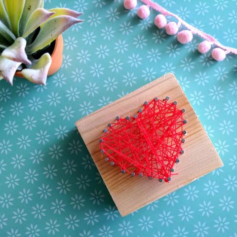 Heart String Art