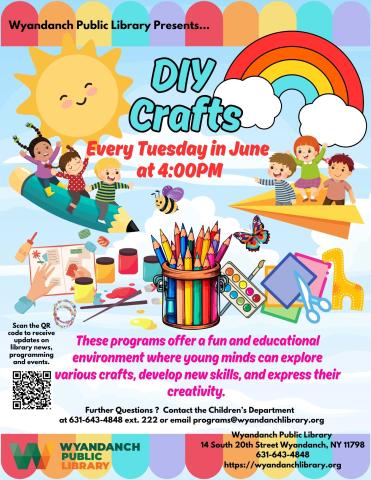 These Craft Sessions offer a fun and educational environment where young minds can explore various crafts, develop new skills, and express their creativity. 
