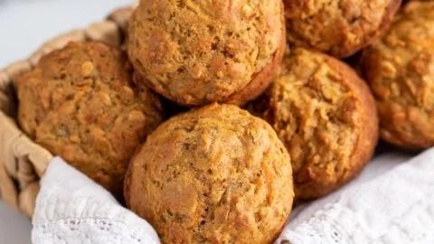 Carrot Raisin Apple Muffins