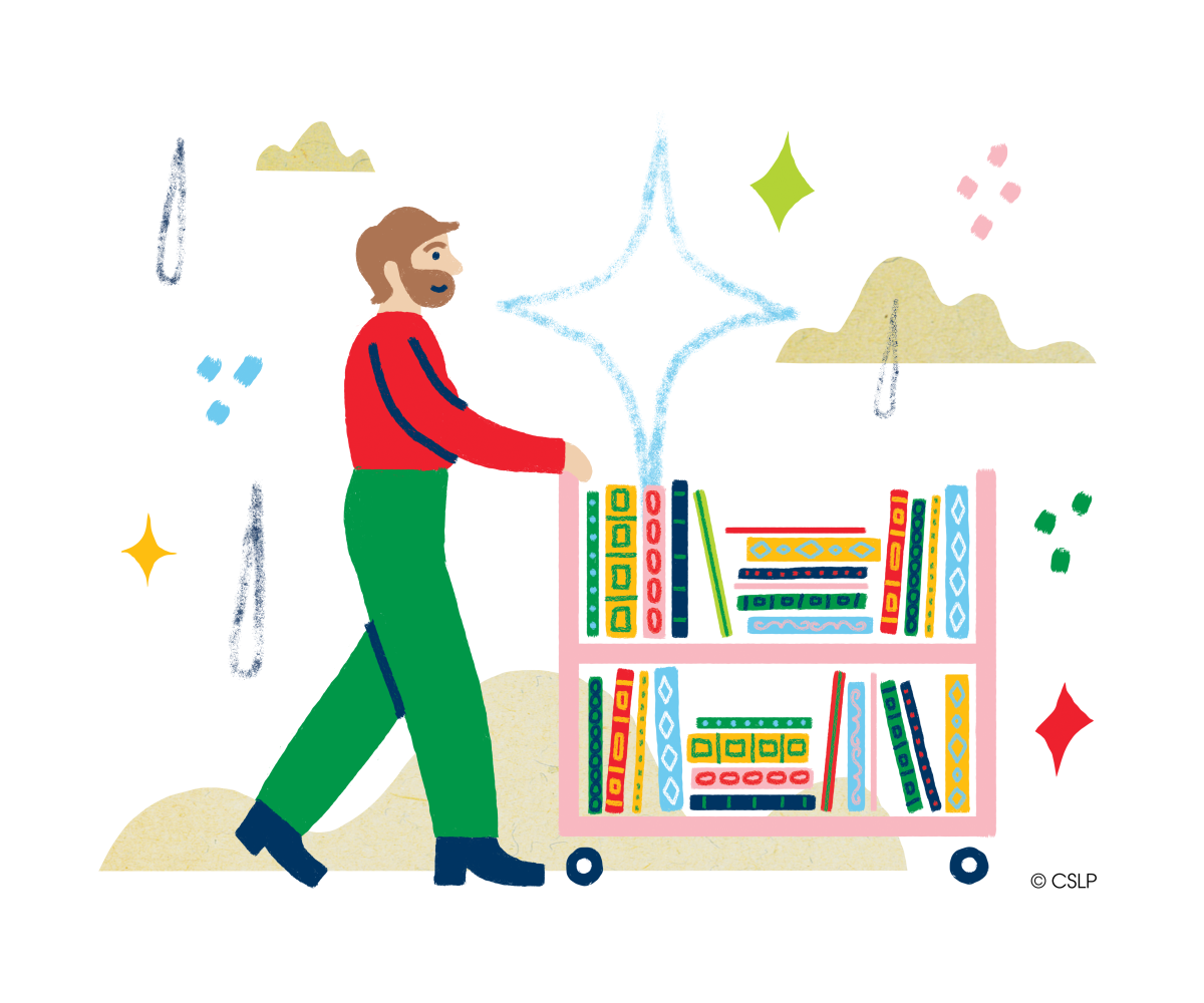 Books open doors to different worlds.
